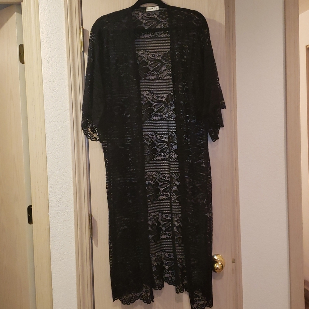 Lace Duster Cardigan